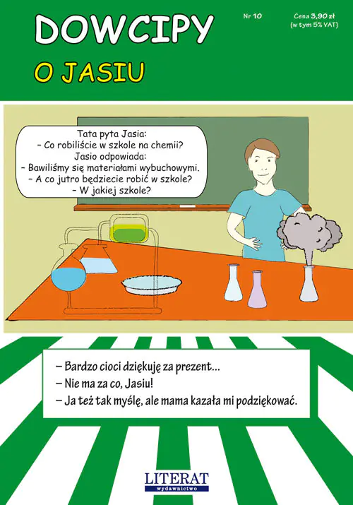 Książka - Dowcipy. O Jasiu