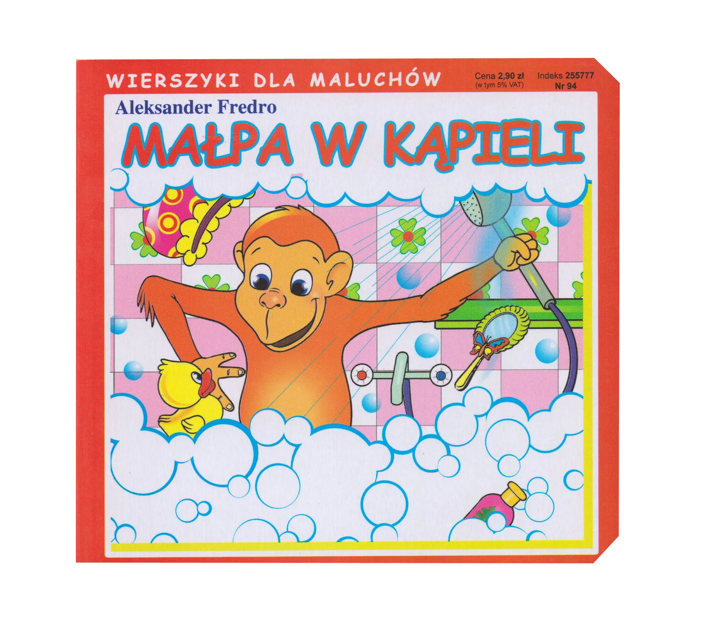Książka - Wierszyki Małpa w kąpieli