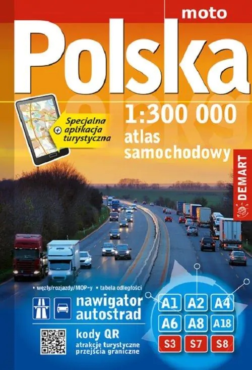 Książka - Atlas Polska 1:300 000 - Praca zbiorowa