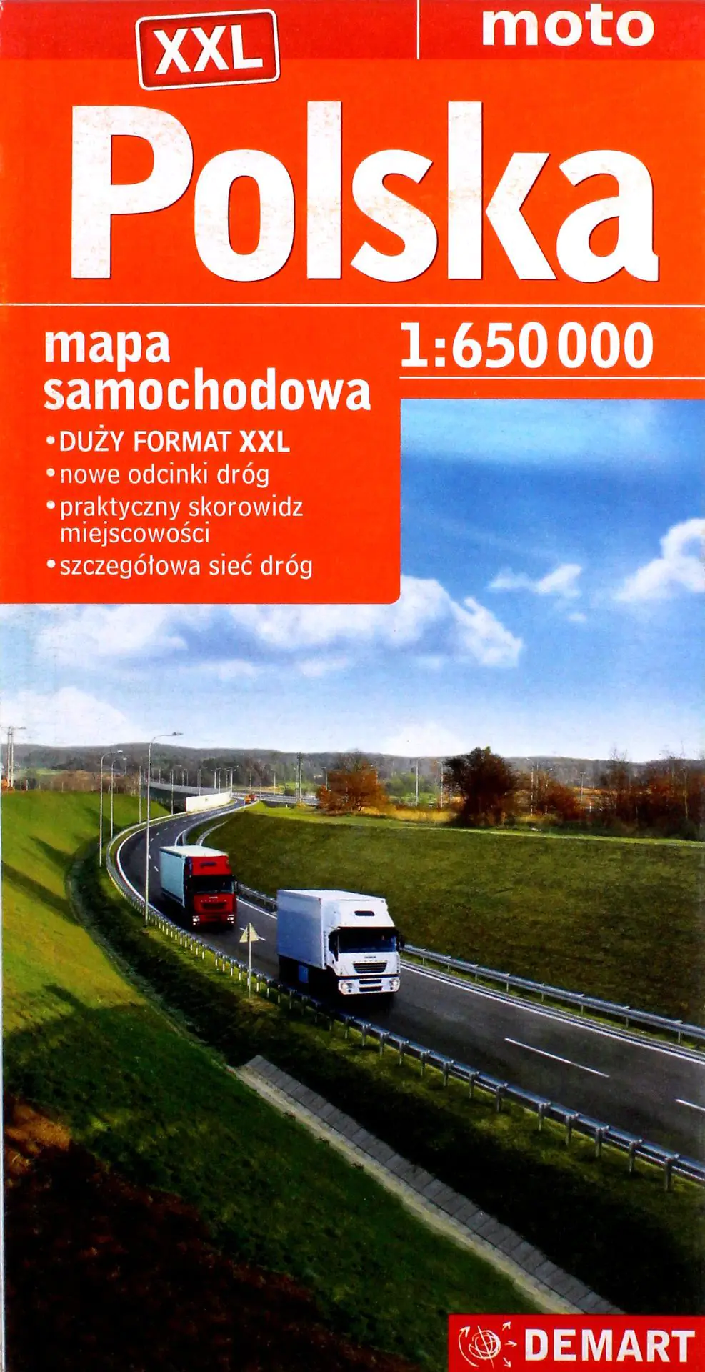 Książka - Polska. Mapa samochodowa 1:650 000