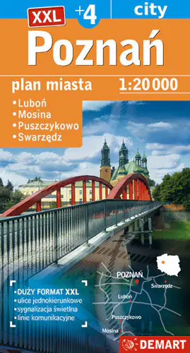 Książka - Poznań. Plan miasta 1:20 000
