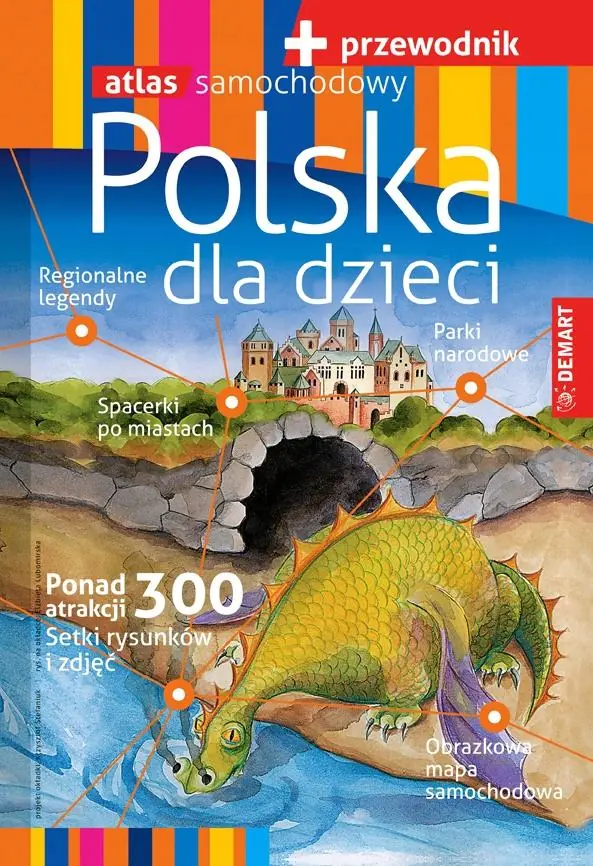Książka - Polska dla dzieci. Przewodnik + atlas