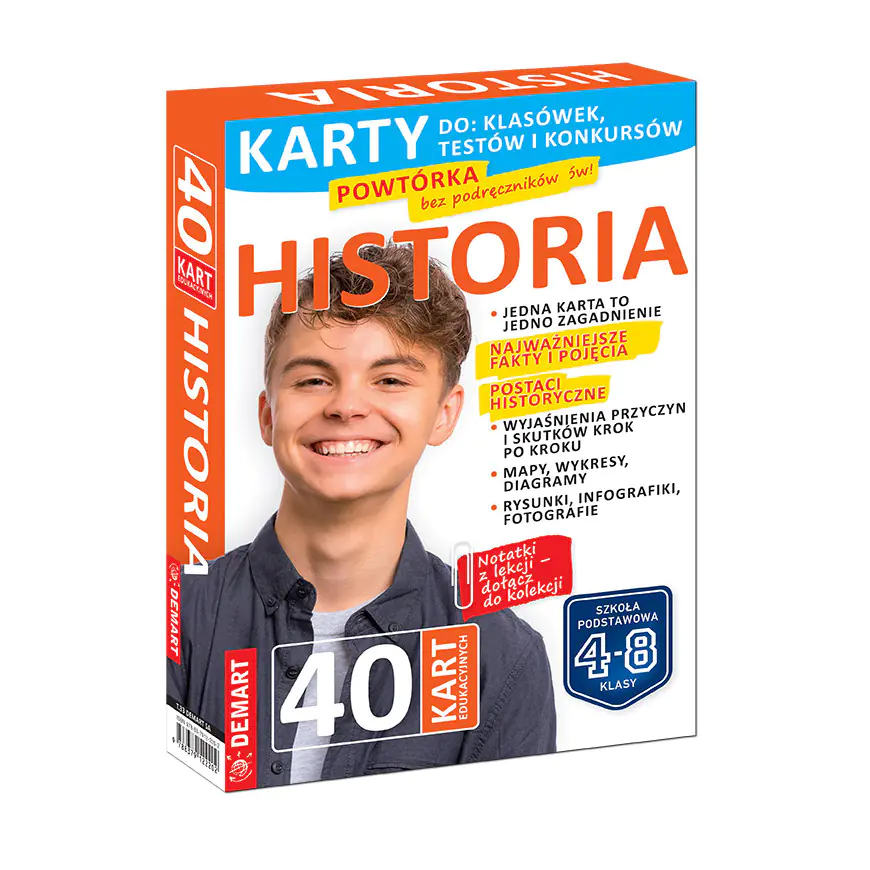 Książka - Karty edukacyjne. Historia