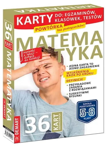 Książka - Karty edukacyjne. Matematyka