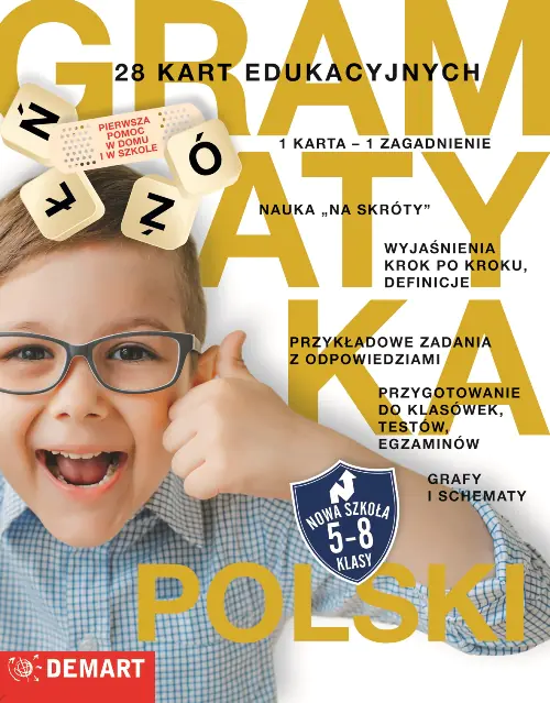 Książka - Karty edukacyjne. Język polski