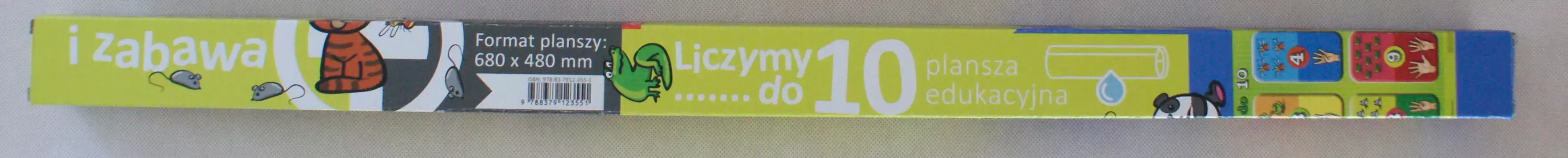 Książka - Plansza edukacyjna - Liczymy do 10