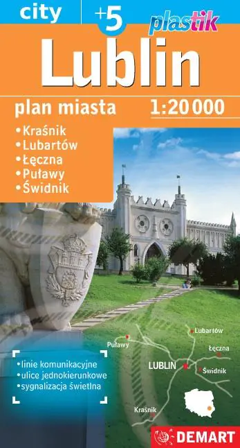 Książka - Lublin. Plan miasta 1:20 000