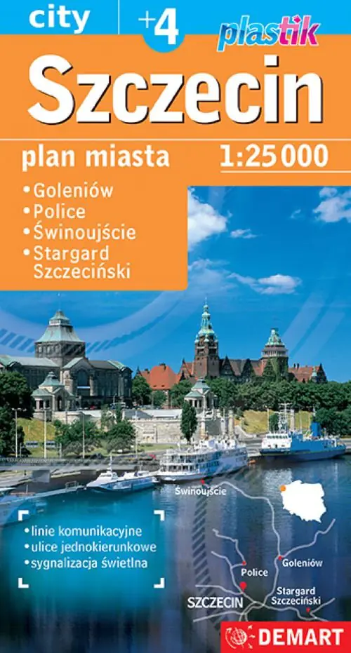 Książka - Szczecin. Plan miasta 1:25 000