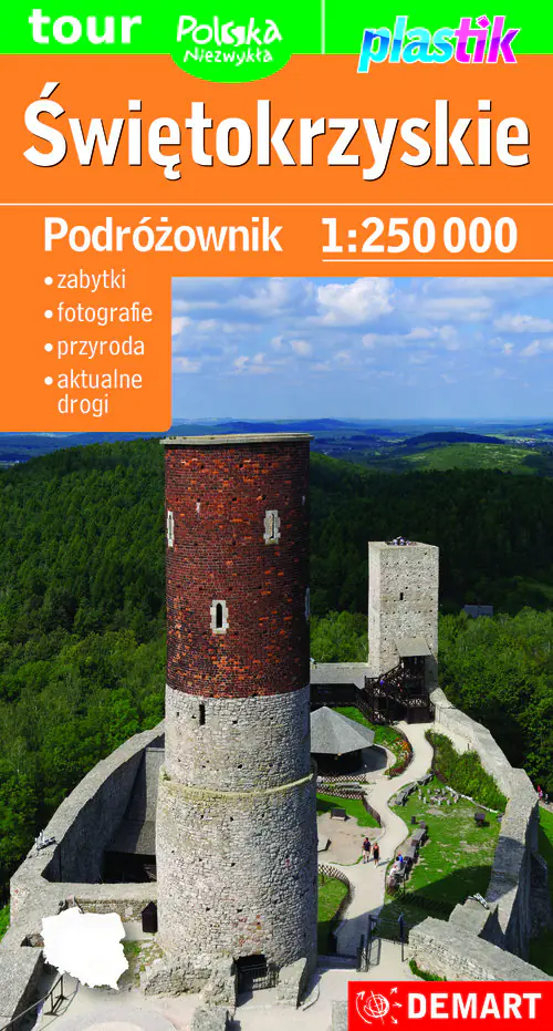 Książka - Świętokrzyskie. Podróżownik. Mapa turystyczna 1:250 000