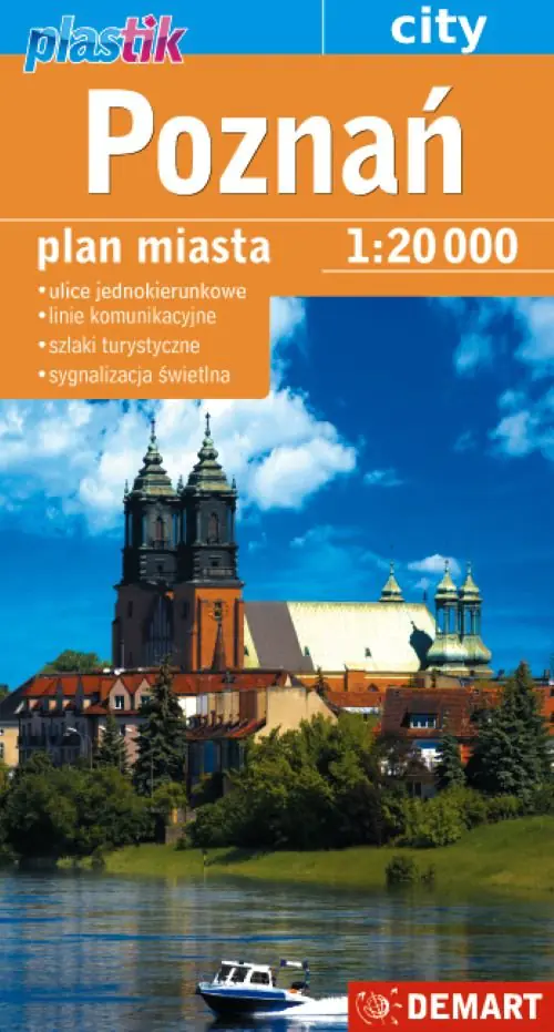 Książka - Poznań plus 4. Plan miasta 1:20 000