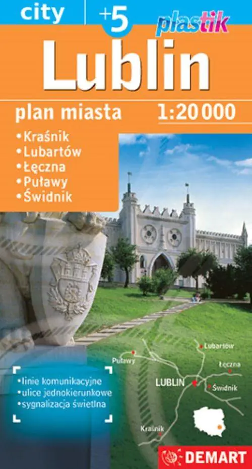Książka - Lublin. Plan miasta 1:20 000