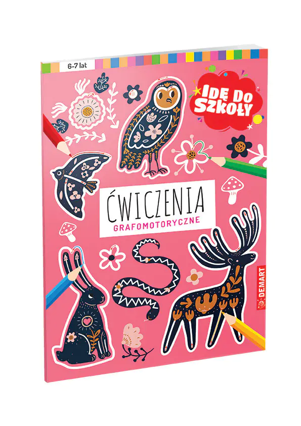 Książka - Ćwiczenia grafomotoryczne. Idę do szkoły