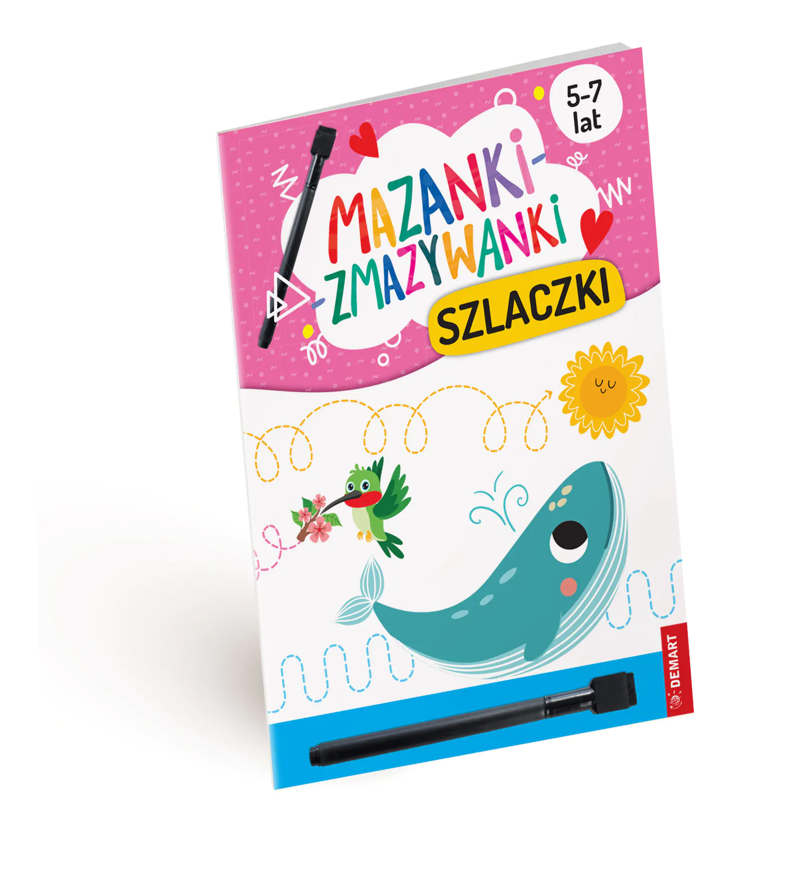 Książka - Szlaczki. Mazanki-zmazywanki