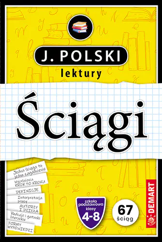 Książka - Ściągi. Karty edukacyjne. Język polski. Lektury. Klasa 4-8