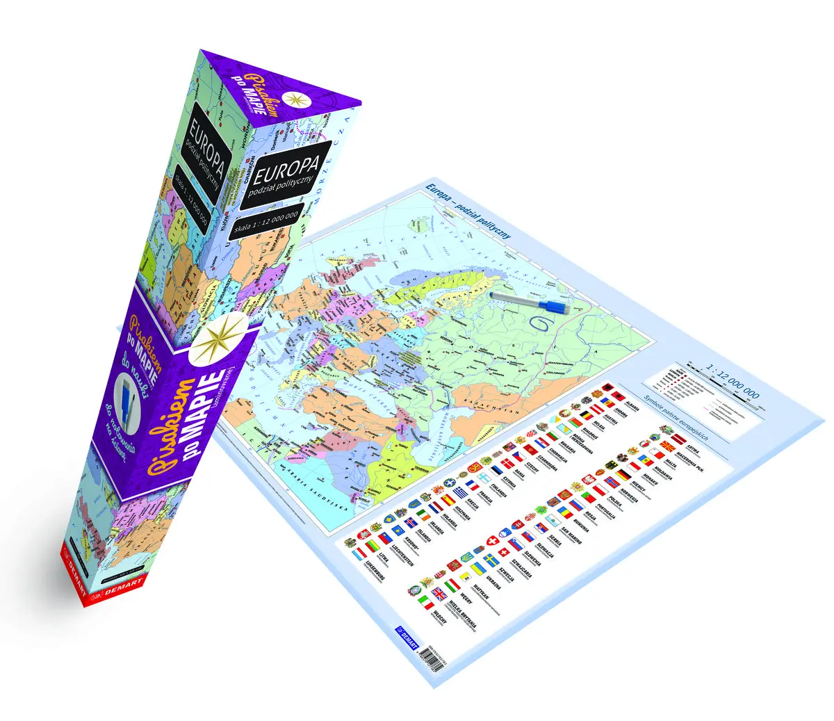 Książka - Plakat. Europa - mapa polityczna