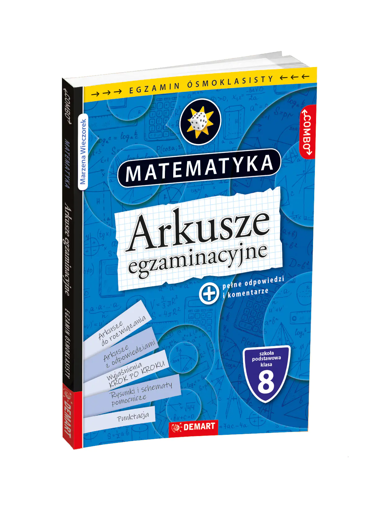 Książka - Arkusze egzaminacyjne z matematyki dla 8-klasisty