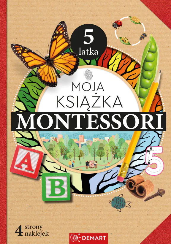 Książka - Moja książka Montessori 5-latka
