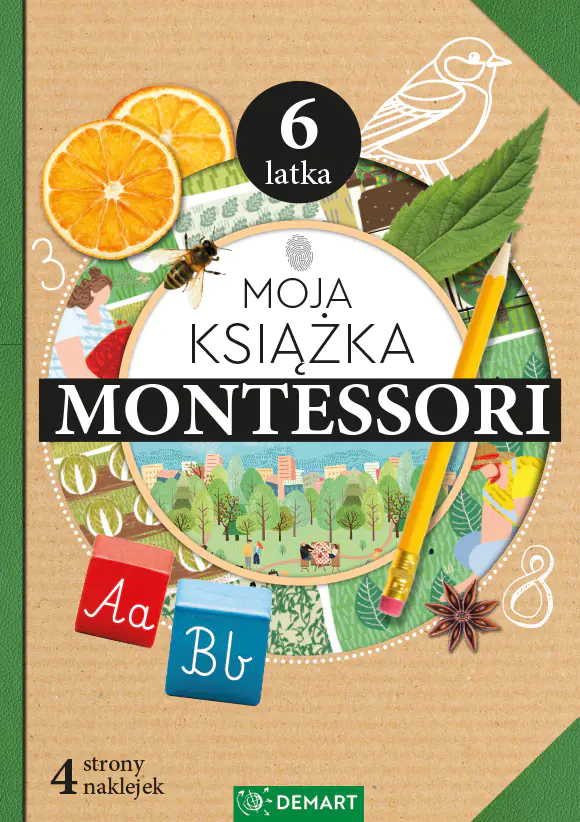 Książka - Moja książka Montessori 6-latka