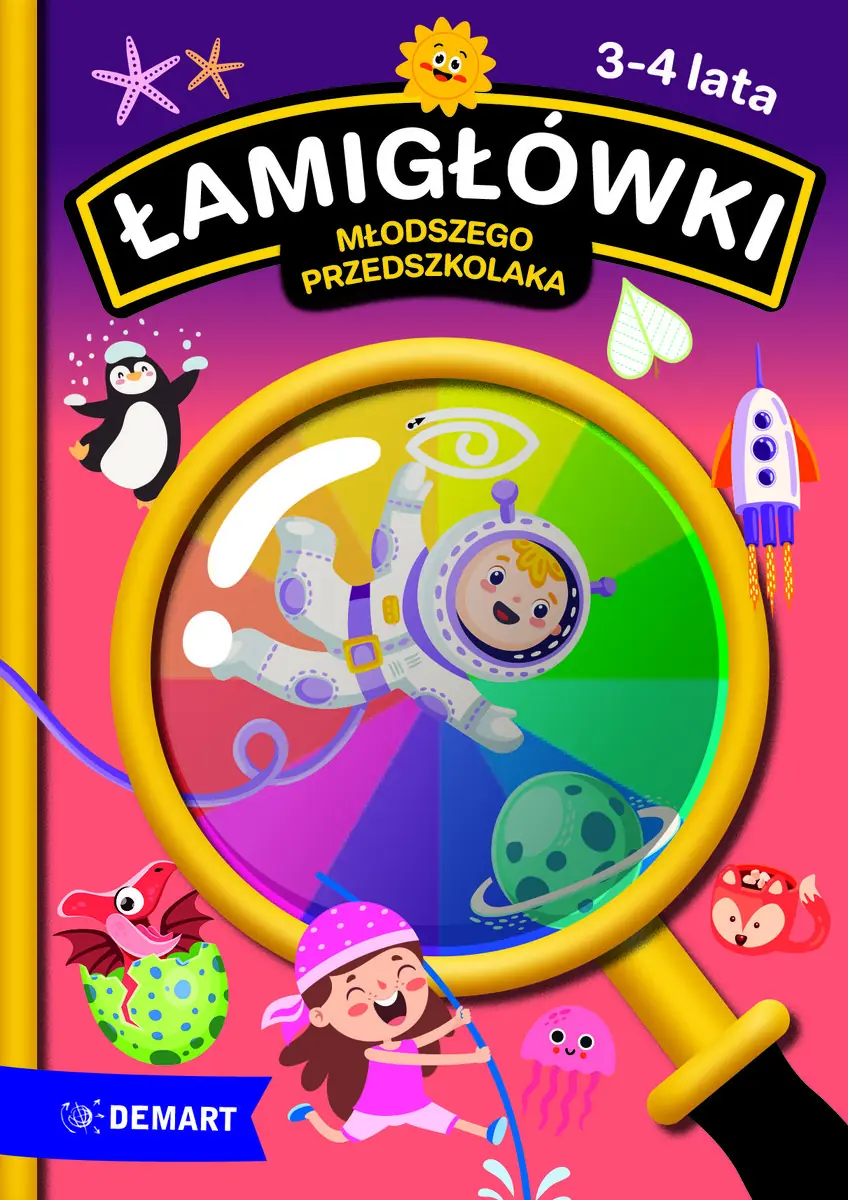 Książka - Łamigłówki młodszego przedszkolaka