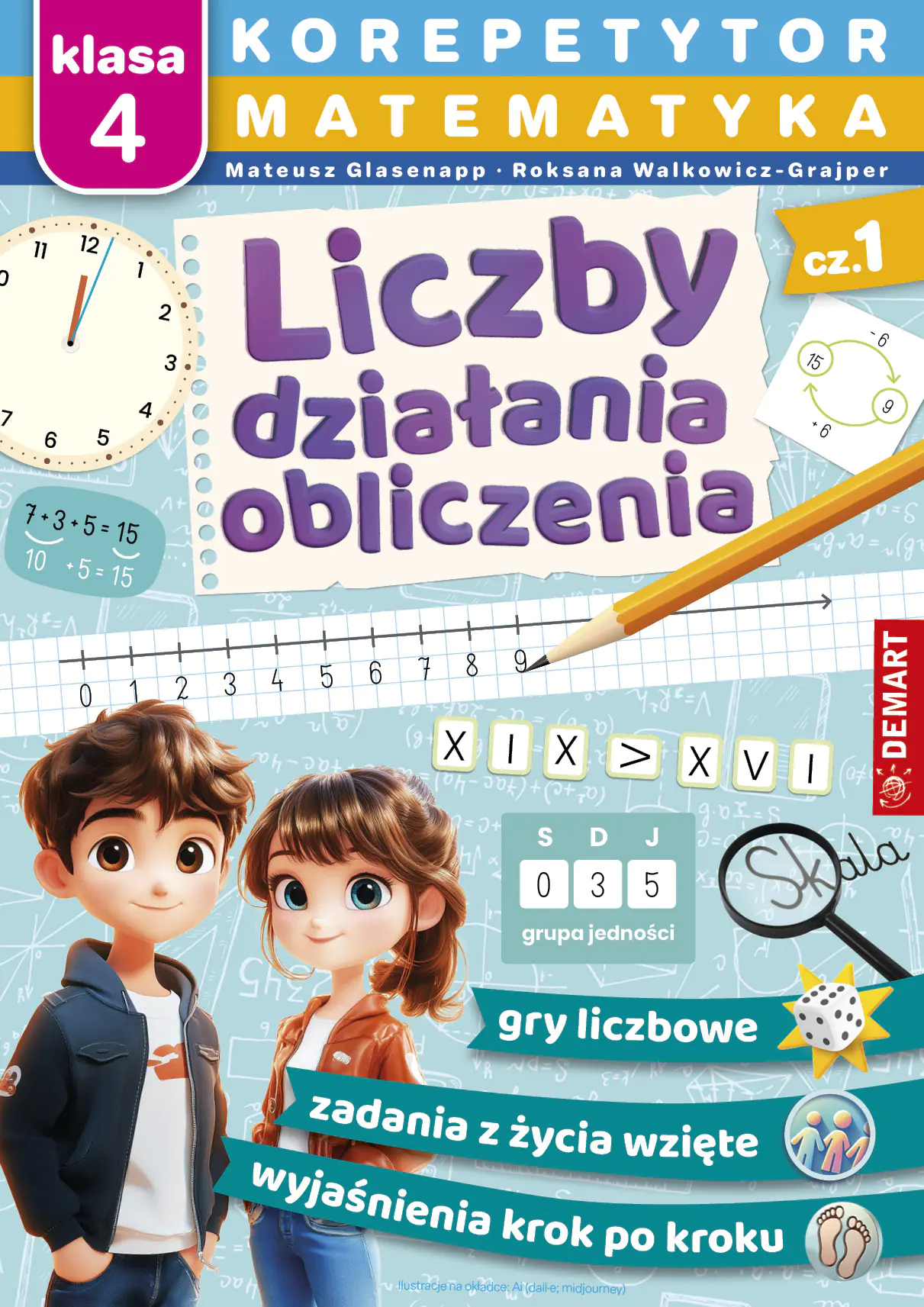 Książka - Liczby, działania, obliczenia. Korepetytor. Matematyka. Tom 1