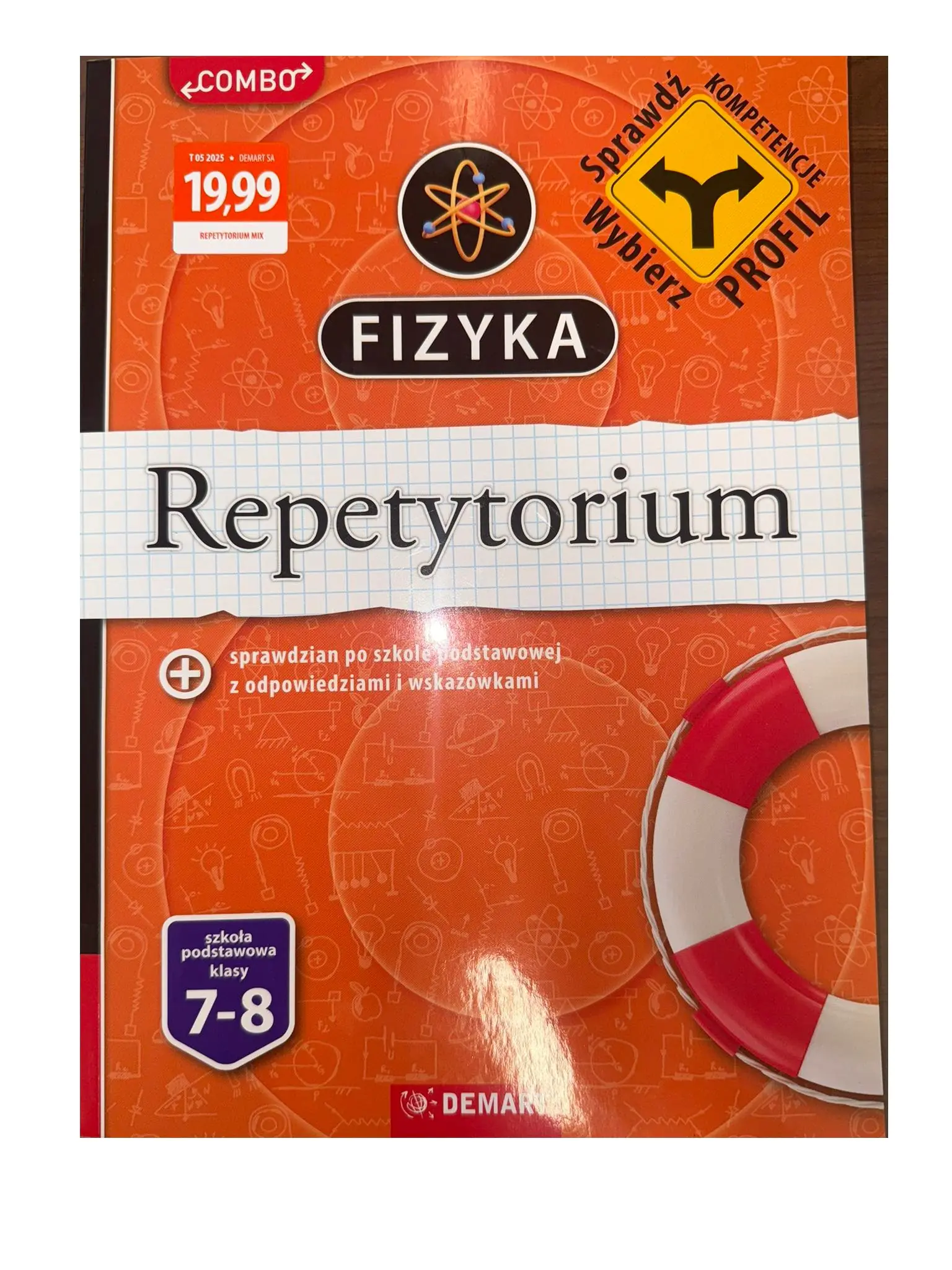 Książka - Fizyka. Repetytorium. Egzamin ósmoklasisty
