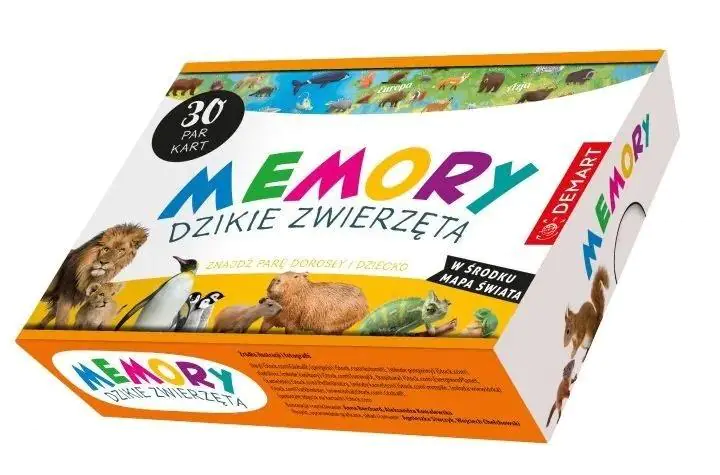 Książka - Memory. Dzikie zwierzęta