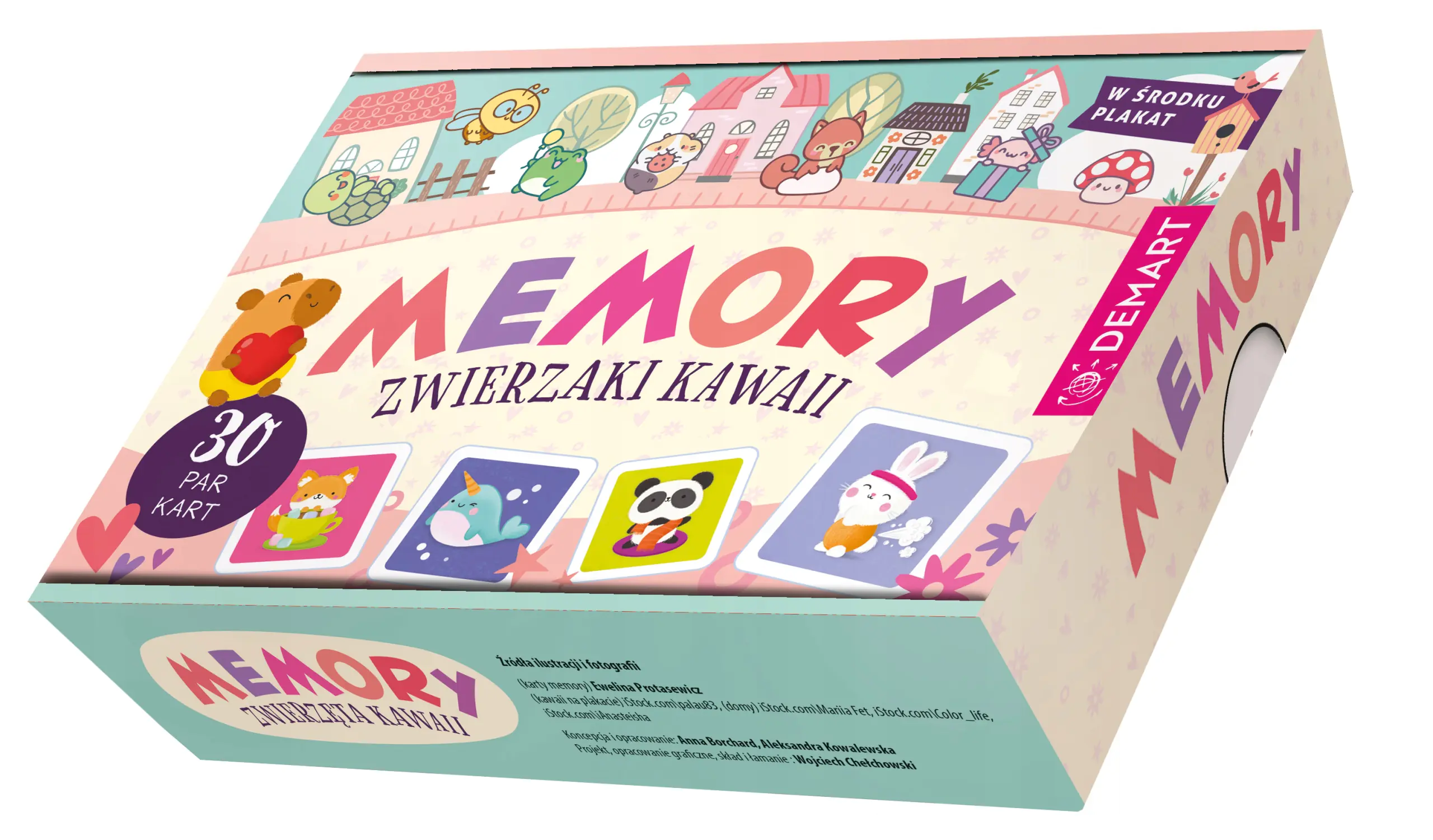 Książka - Memory. Zwierzaki kawaii