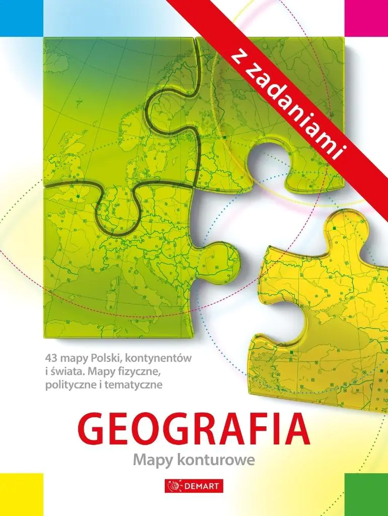 Książka - Mapy konturowe z zadaniami. Geografia