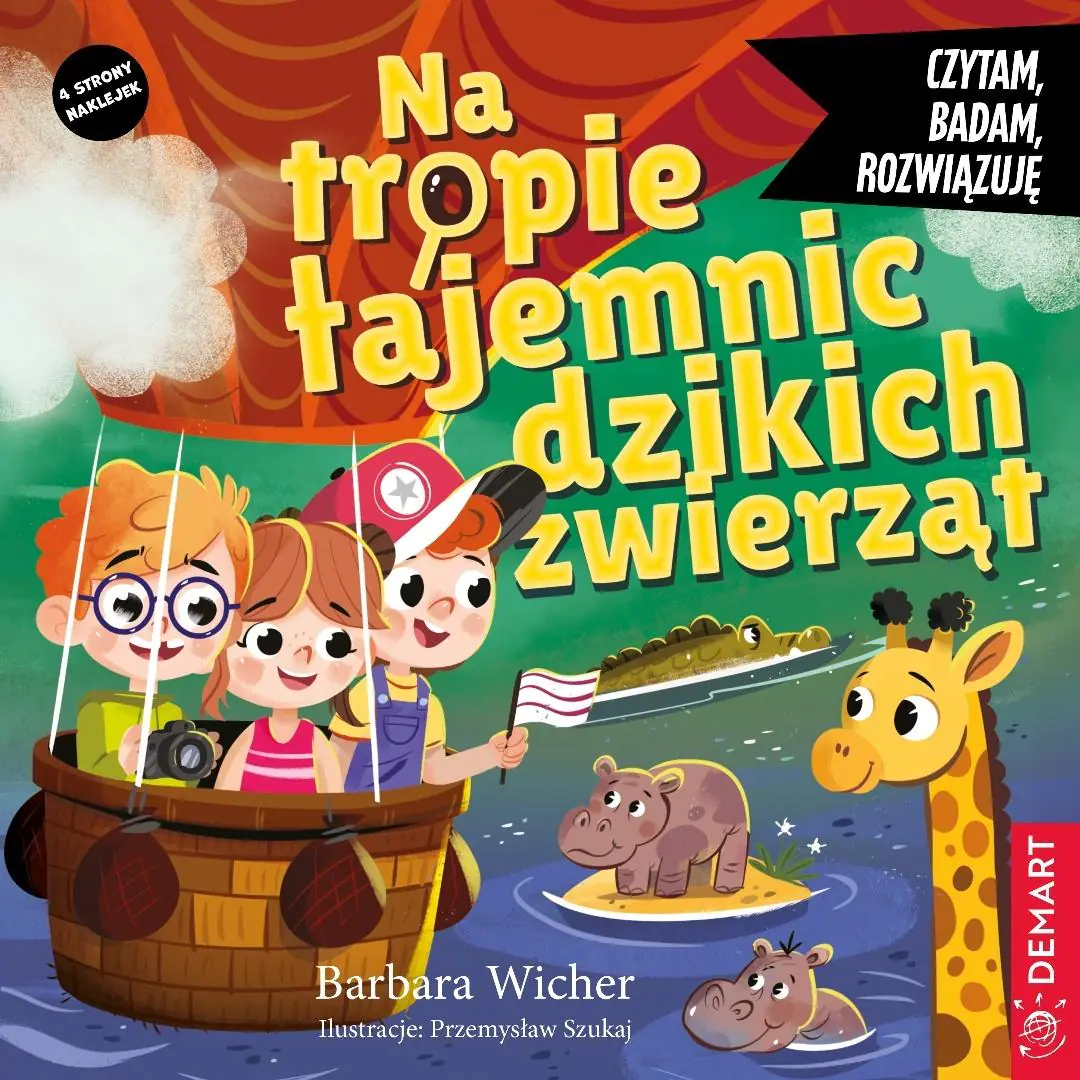 Książka - Czytam, badam, rozwiązuję. Na tropie tajemnic dzikich zwierząt