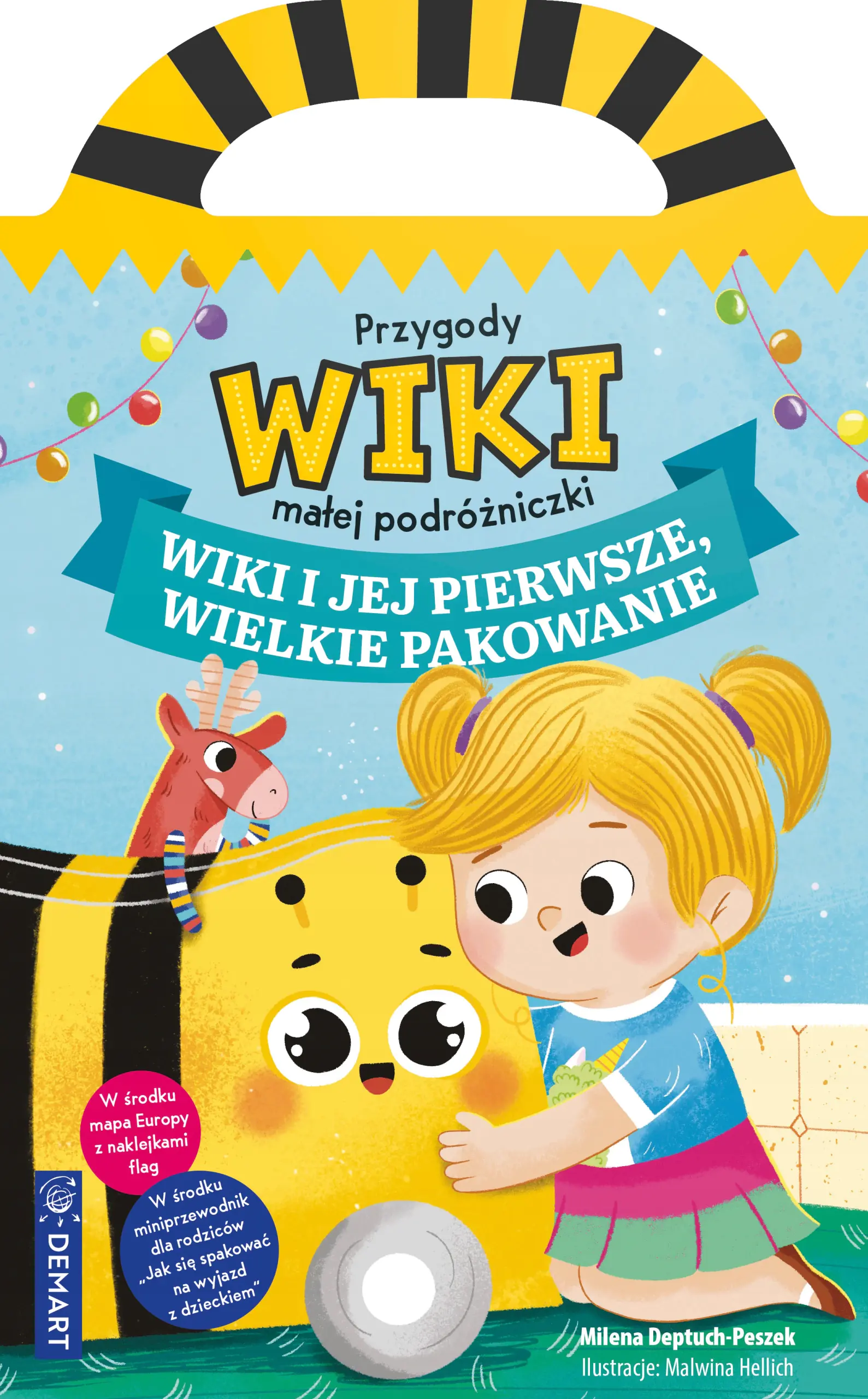 Książka - Przygody Wiki, małej podróżniczki. Wiki i jej pierwsze, wielkie pakowanie