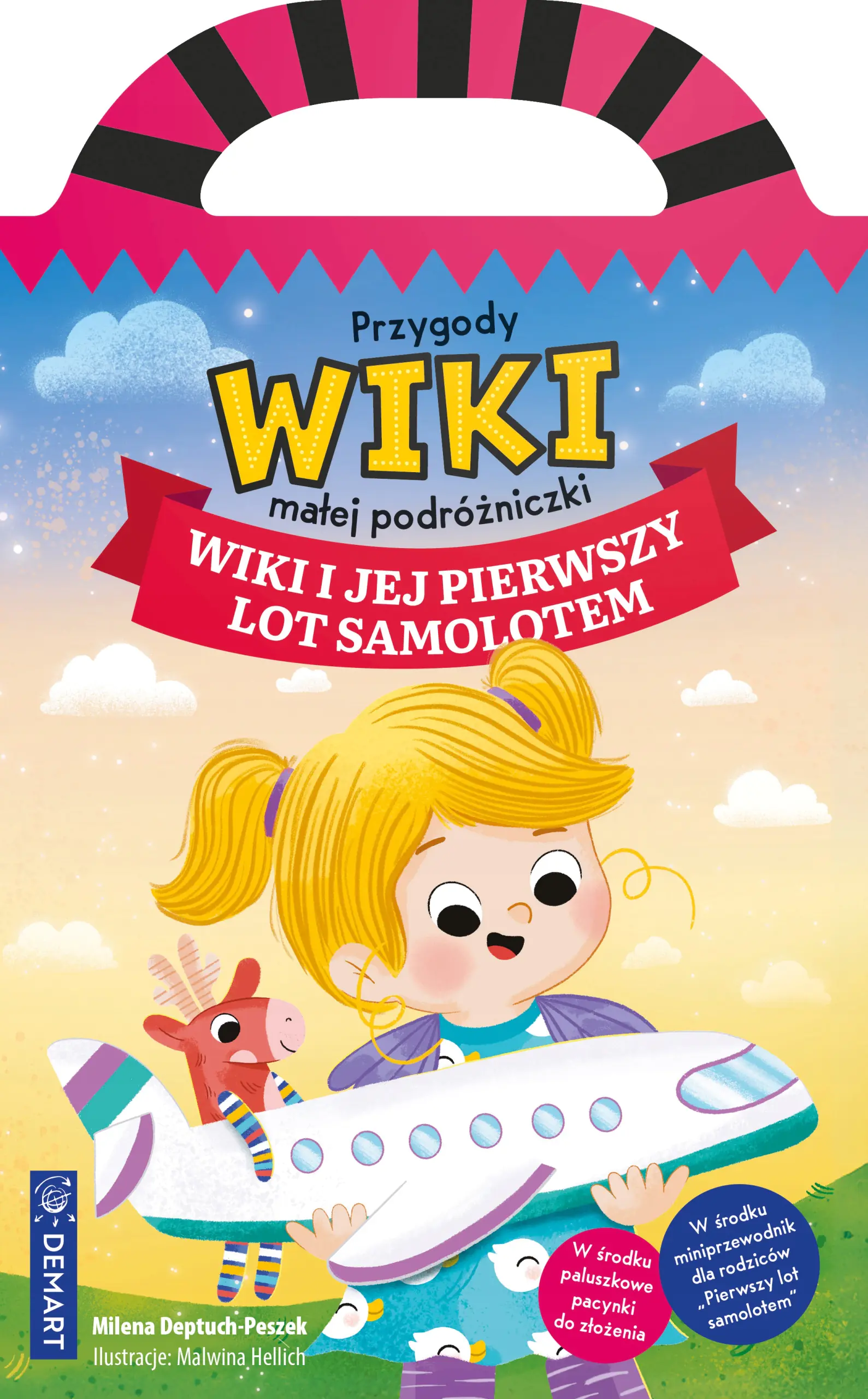Książka - Przygody Wiki, małej podróżniczki. Wiki i jej pierwszy lot samolotem
