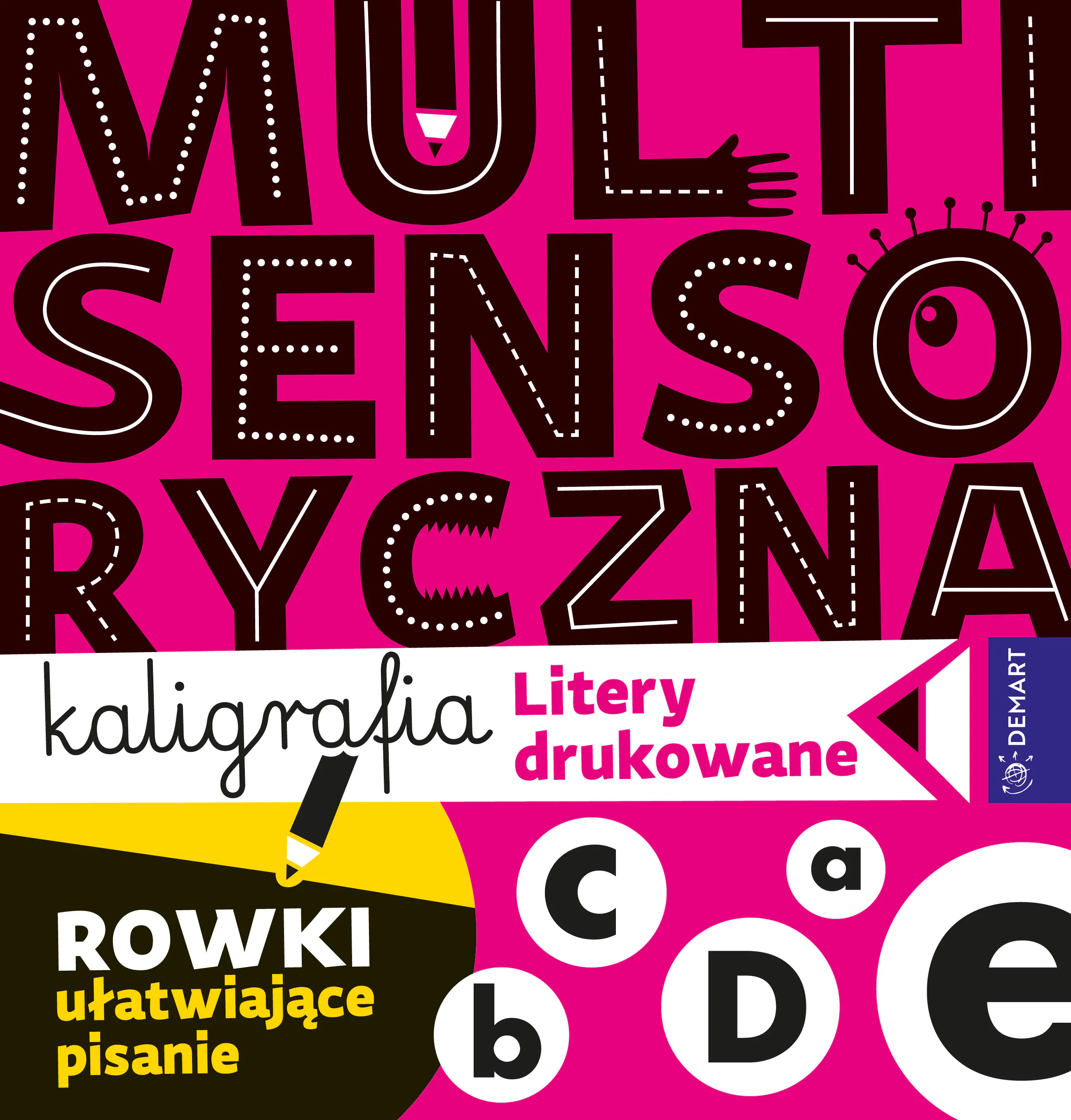 Książka - Multisensoryczna kaligrafia. Litery drukowane
