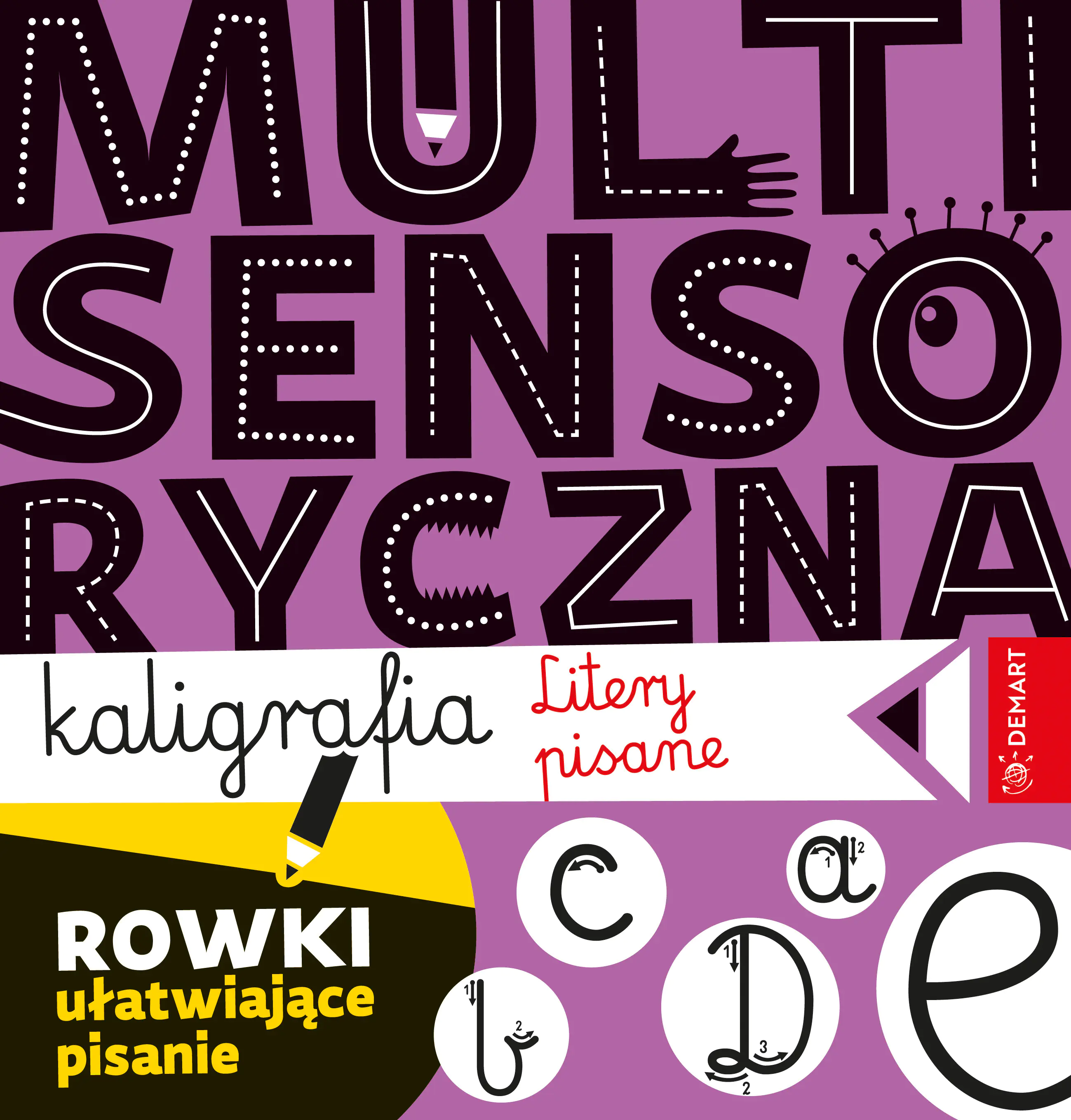 Książka - Multisensoryczna kaligrafia. Litery pisane