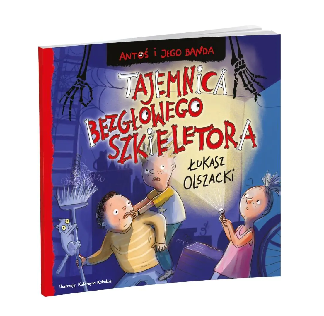 Książka - Antoś i jego banda. Tajemnica bezgłowego szkieletora