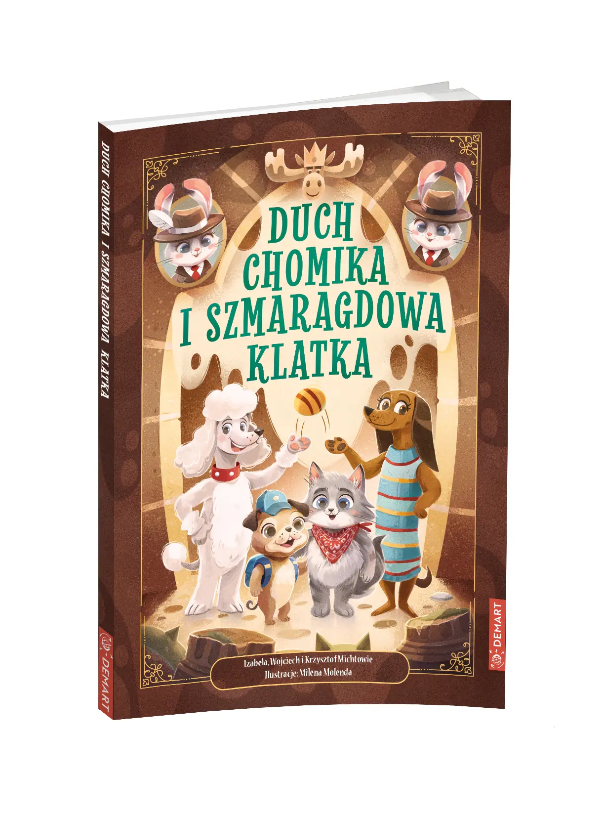 Książka - Zagadki z Krainy Zwierzaków. Duch chomika i szmaragdowa klatka