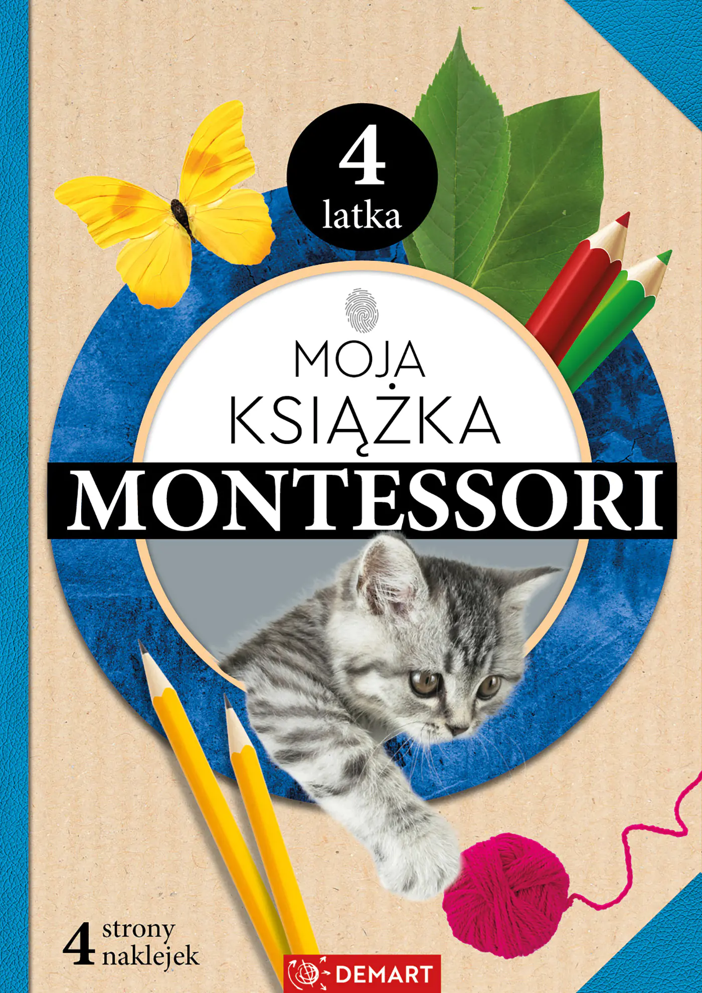 Książka - Moja książka Montessori 4-latka