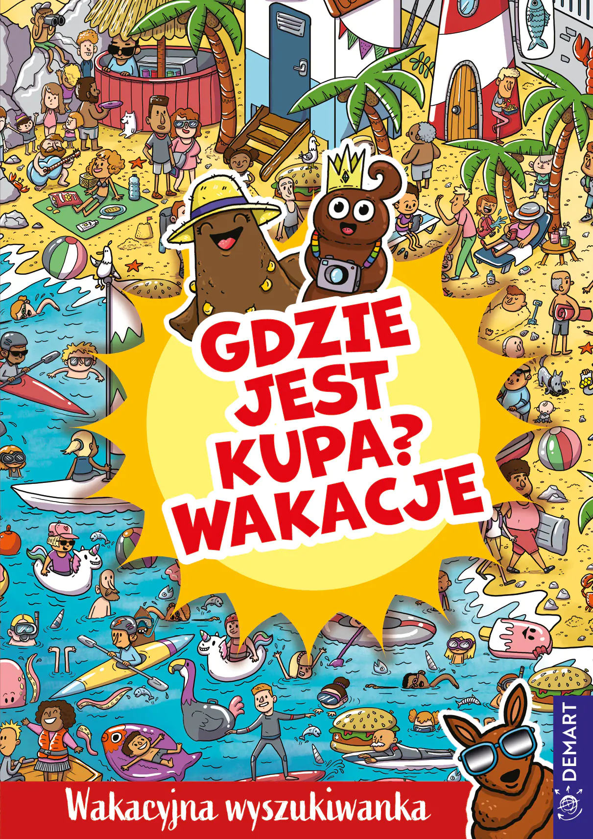 Książka - Gdzie jest kupa? Wakacje. Wakacyjna wyszukiwanka