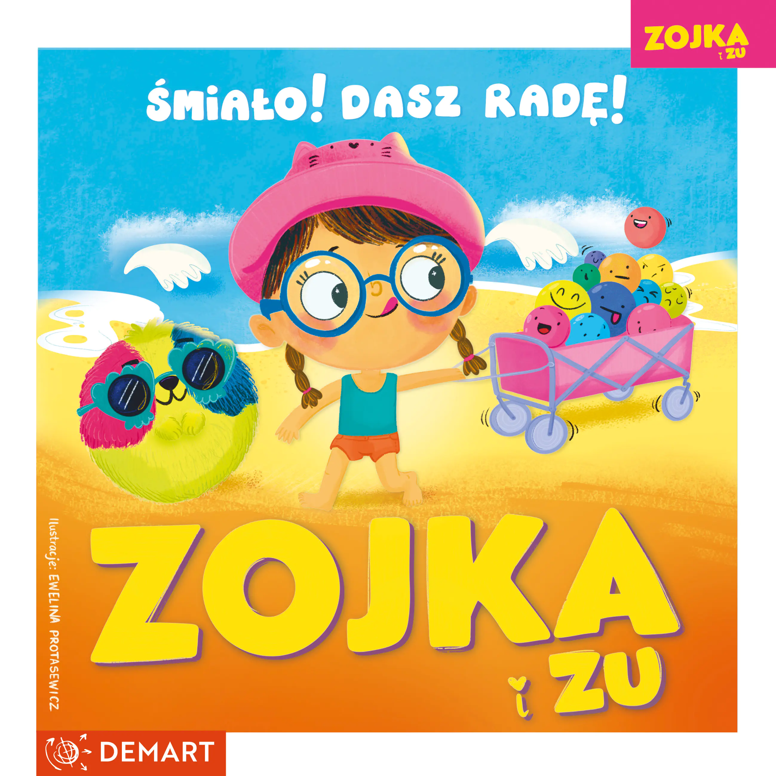 Książka - Zojka i Zu. Śmiało! Dasz radę!