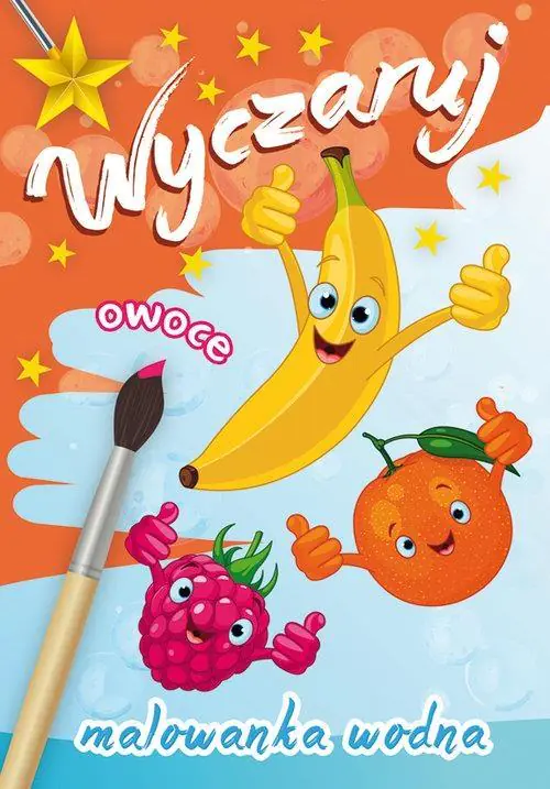 Książka - Wyczaruj owoce. Malowanka wodna