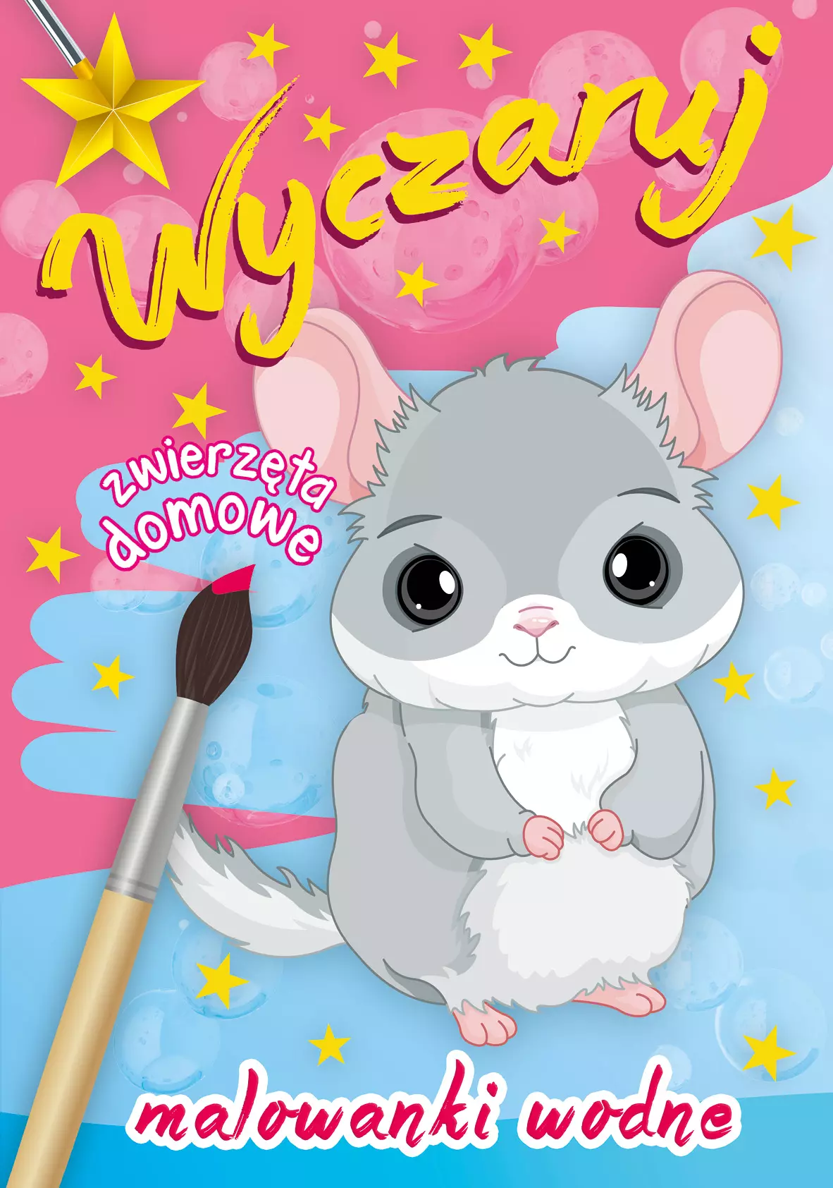 Książka - Skrzat, Malowanka wodna A4, Wyczaruj zwierzęta domowe, 157228