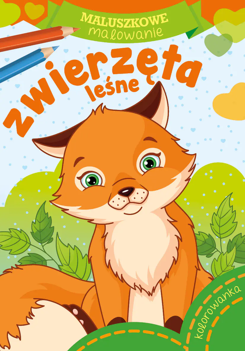 Książka - Zwierzęta Leśne Maluszkowe Malowanie Kolorowanka