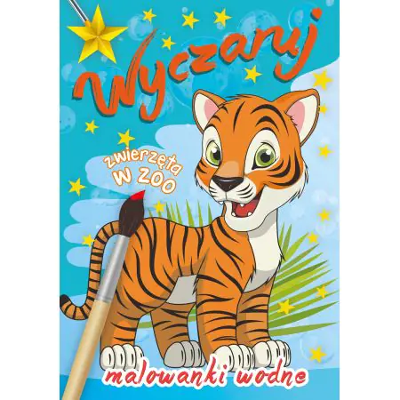 Książka - Wyczaruj zwierzęta w zoo. Malowanki wodne