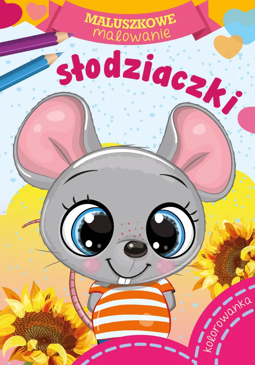Książka - Skrzat, Malowanka A5 maluszkowe malowanie, Słodziaczki, 158720