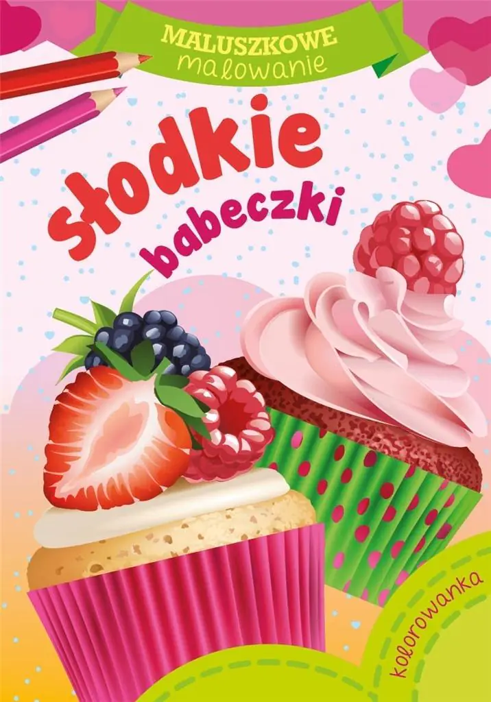 Książka - Skrzat, Malowanka A5 maluszkowe malowanie, Słodkie Babeczki, 158744