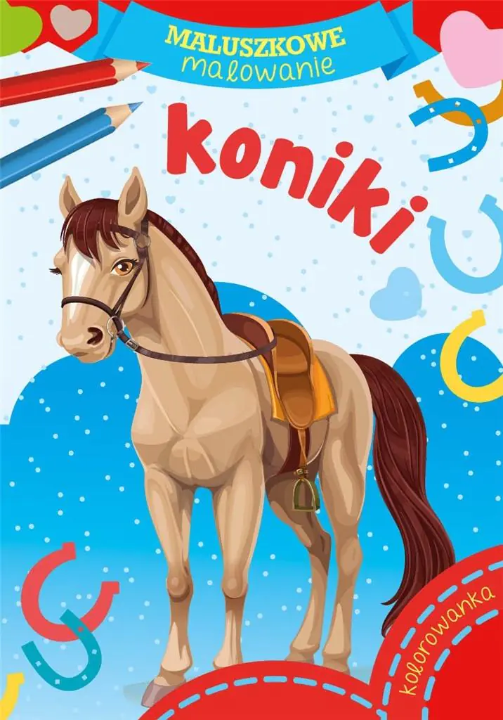 Książka - Skrzat, Malowanka A5 maluszkowe malowanie, Koniki, 158782