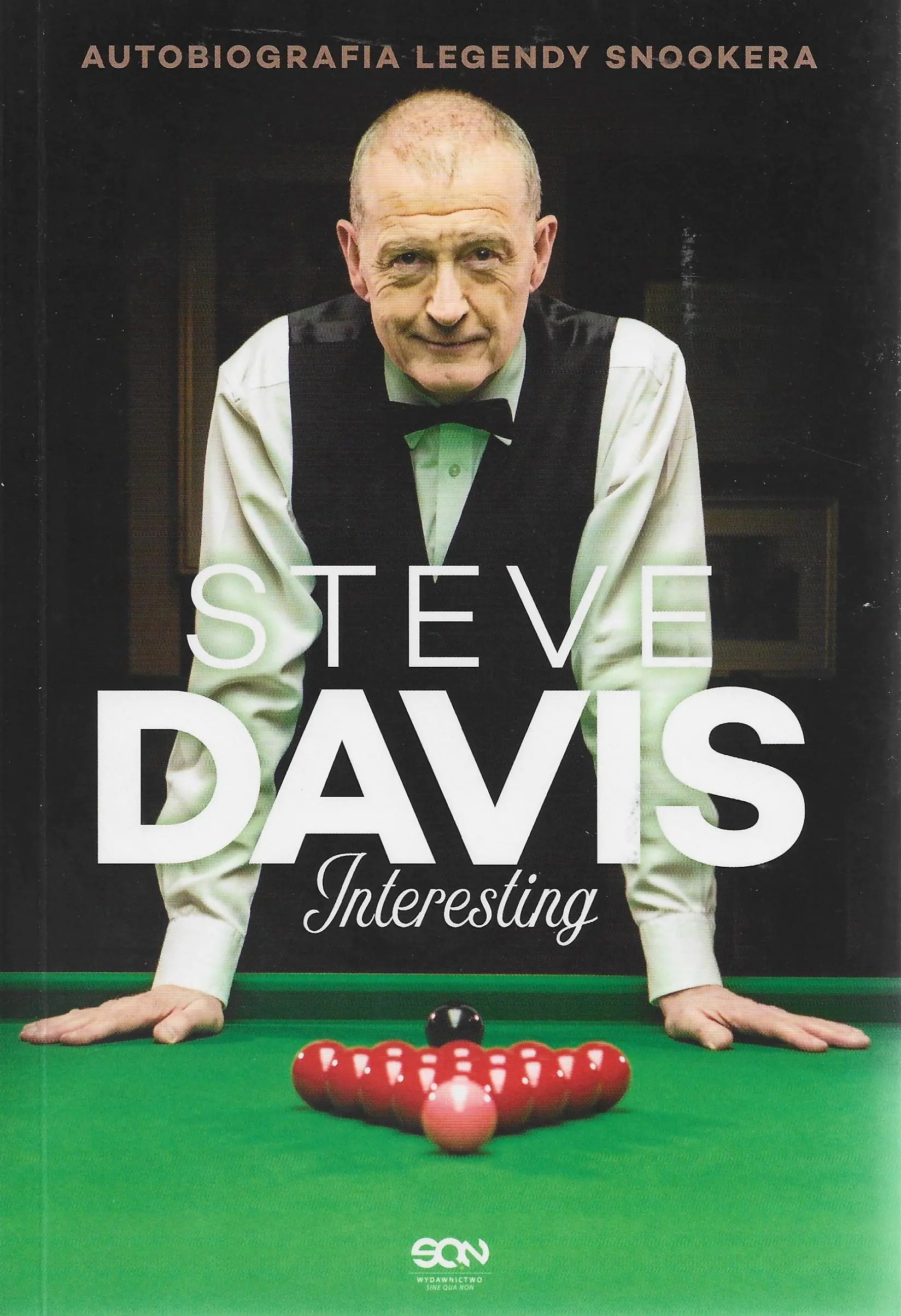 Książka - Steve Davis. Interesting. Autobiografia legendy snookera