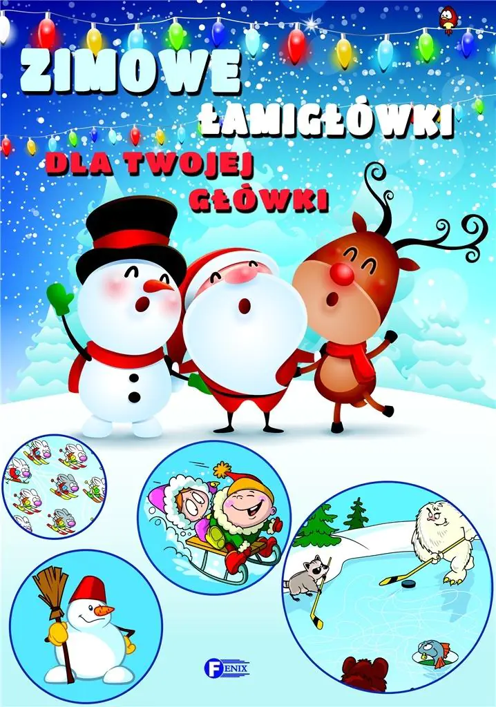 Książka - Zimowe łamigłówki dla Twojej główki