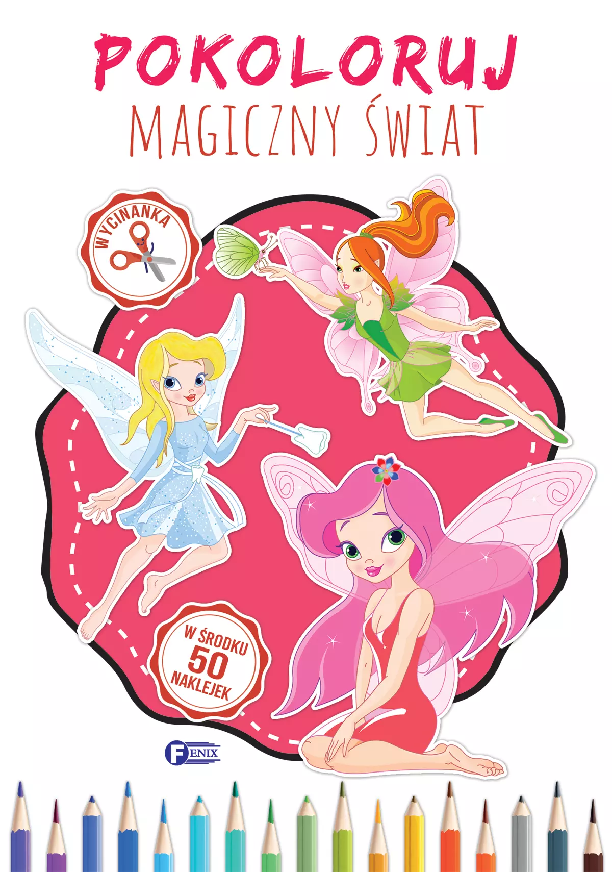 Książka - Pokoloruj magiczny świat