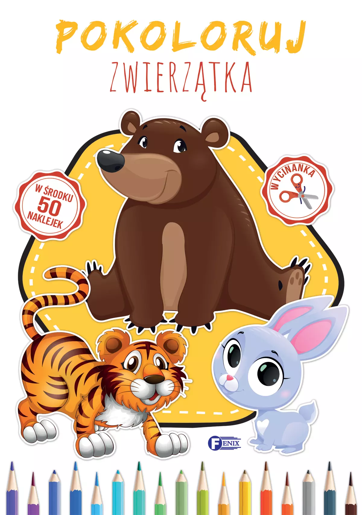Książka - Pokoloruj. Zwierzątka