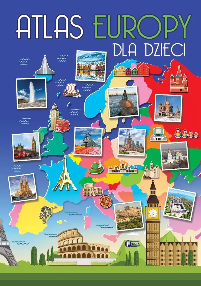 Książka - Atlas europy dla dzieci